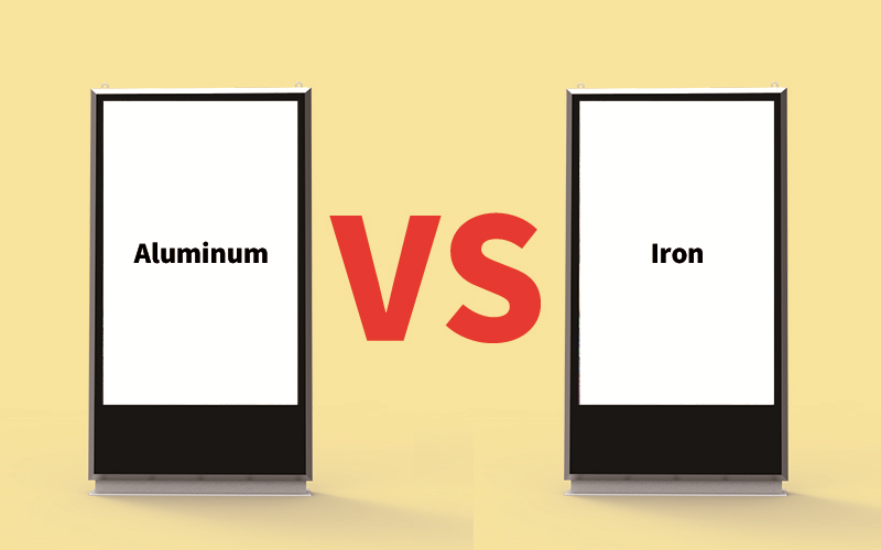 Por que o alumínio é a primeira escolha para material de sinalização digital externa?