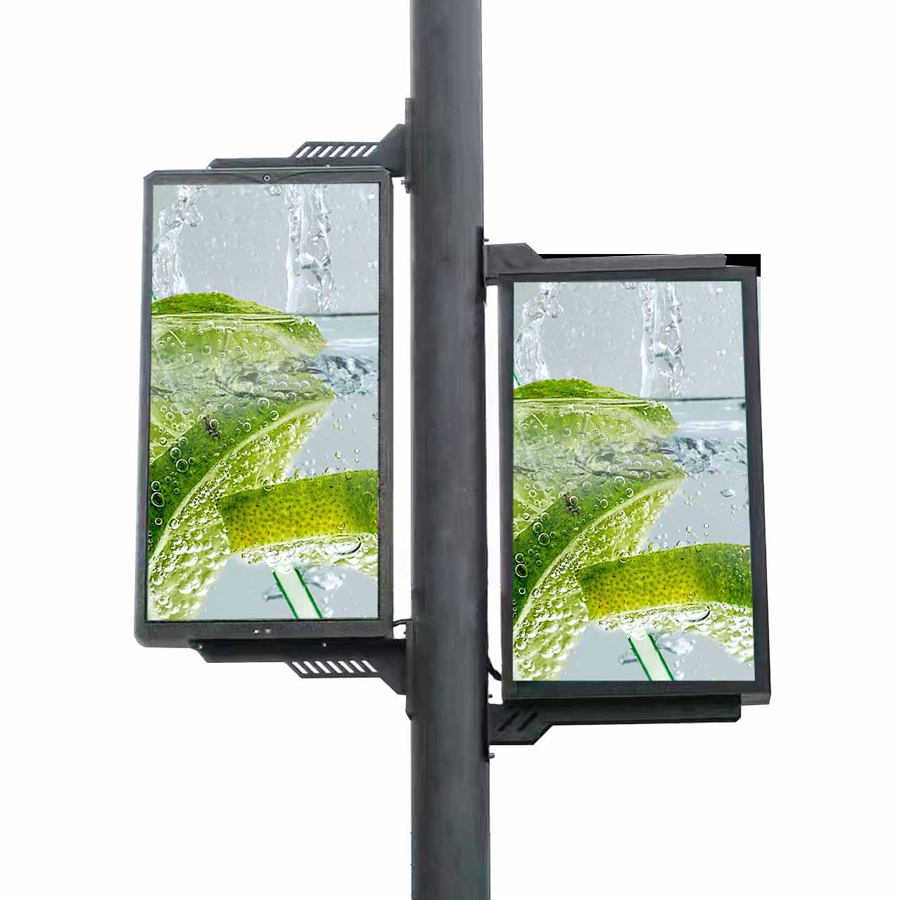49 Polegada LCDOutdoor Digital Signage Display Luz de Rua Tela de Cartaz Jogadores de Publicidade no Pólo