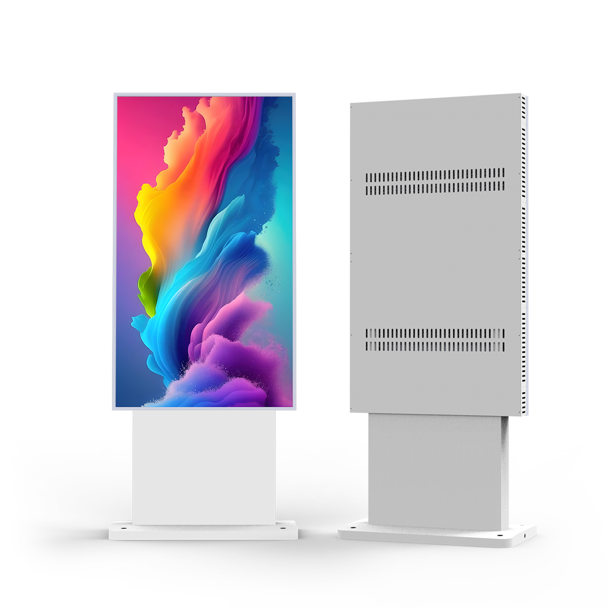Maintenance-free LCD display totem