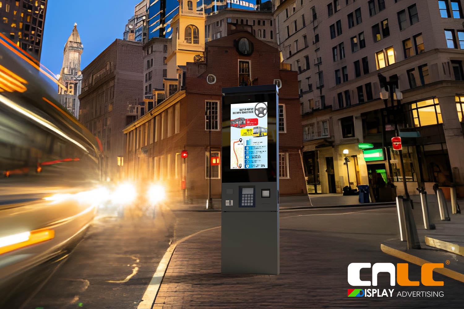 Interactive outdoor digital signage