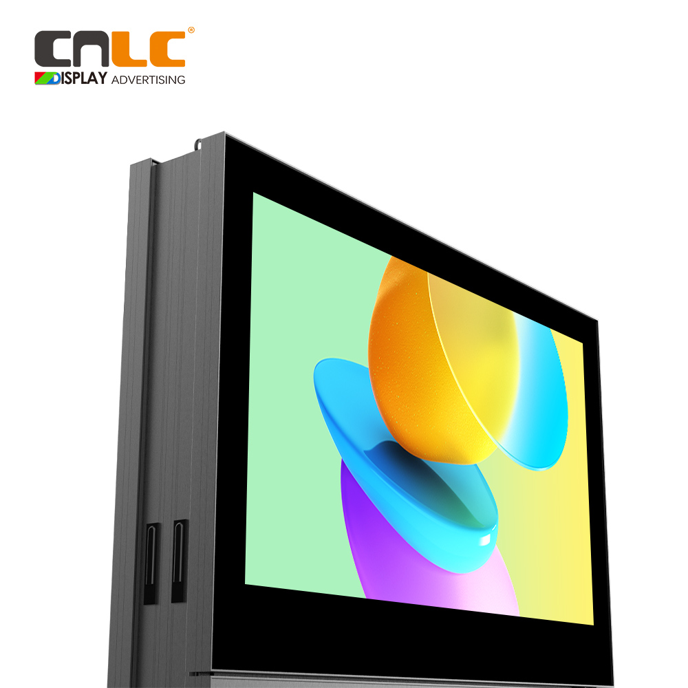 Tela LCD externa IP65 para publicidade com estrutura de alumínio 3000cd/m²