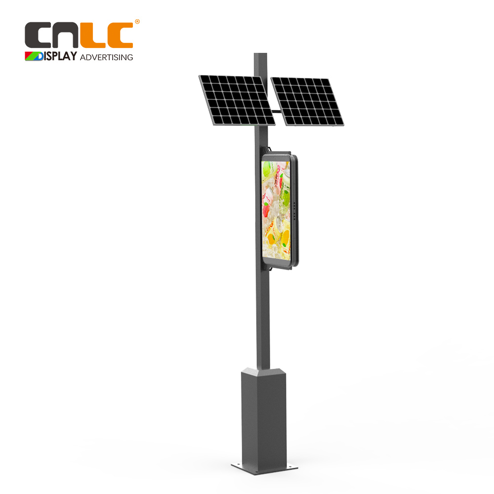 Telas LED movidas a energia solar para publicidade IP65 ao ar livre sem reflexão