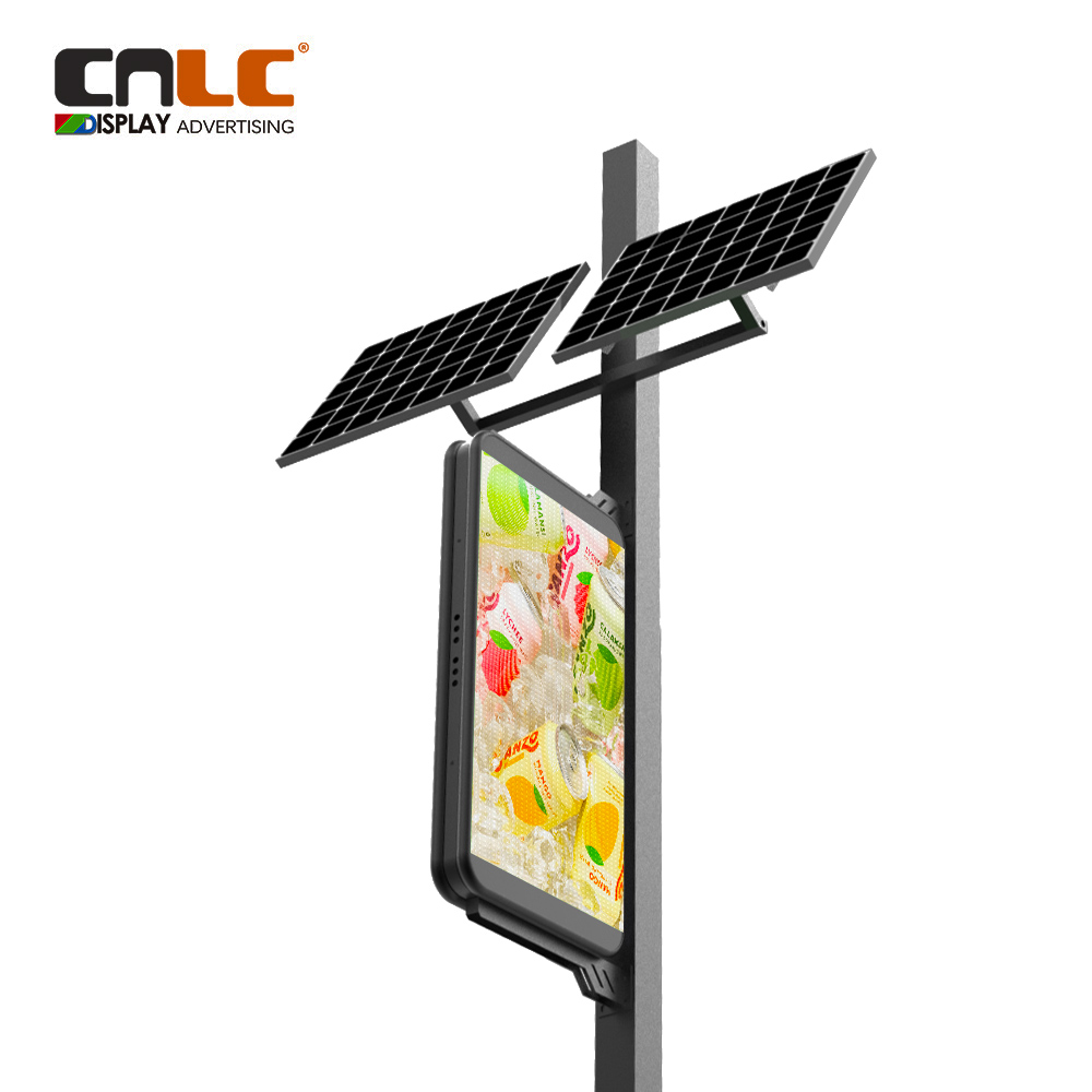 Telas LED movidas a energia solar para publicidade IP65 ao ar livre sem reflexão