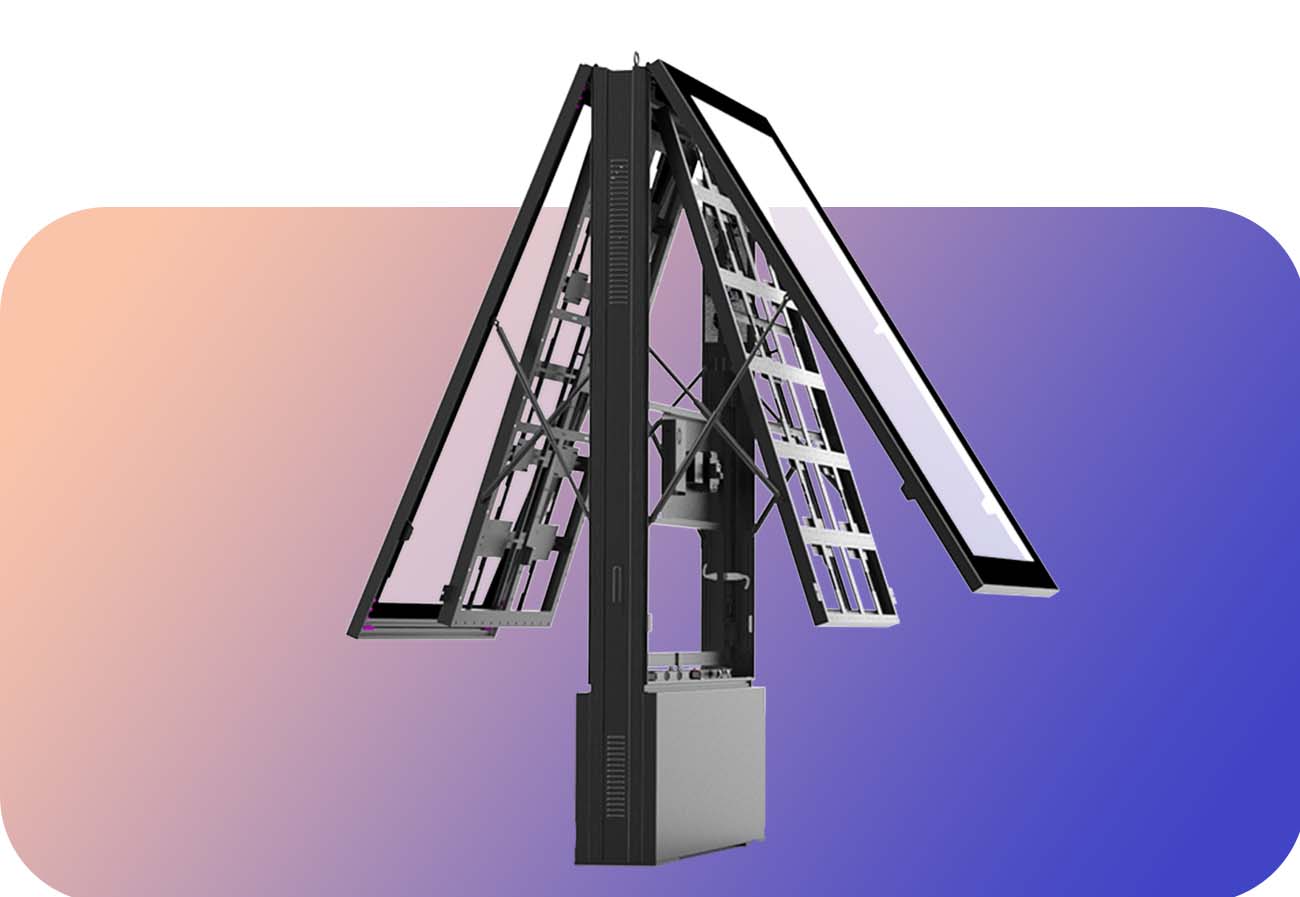 Armário de Alumínio para Totem LED/LCD