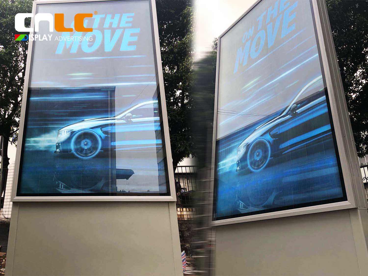 Completed CNLC dynamic light box undergoing final quality check