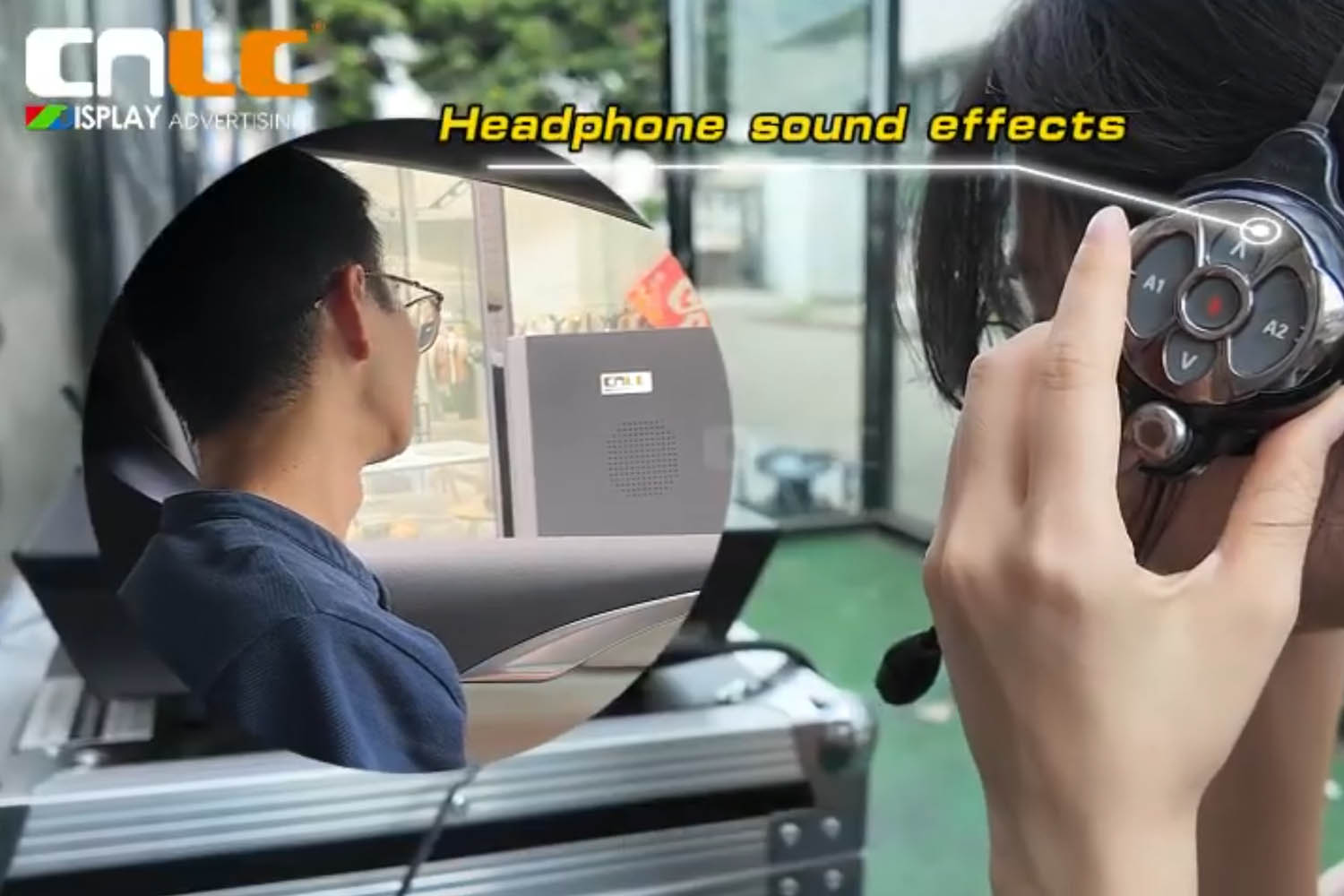 Solução inteligente para drive-thru | Painéis de menu digitais CNLC com integração de interfone HME