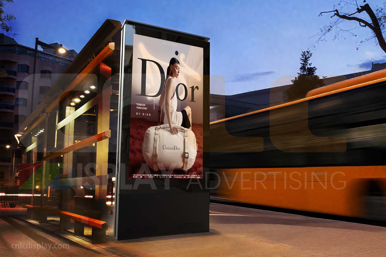 bus stop LED totem display bus stop LED totem display