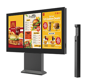 Menu digital drive-thru