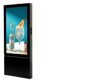 Totem LCD interno de alto brilho