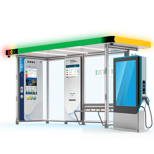 Móveis externos e caixa de luz