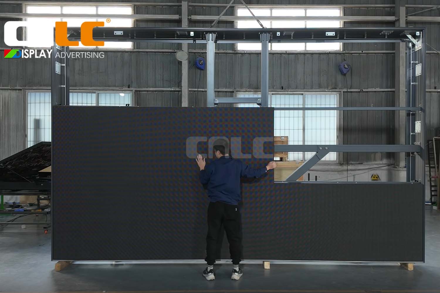 Como instalar um painel de LED externo | Sistema de estrutura modular