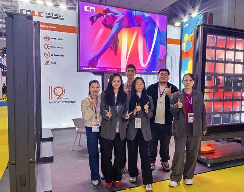 Outdoor LED Totem Solutions Jointly Developed by CNLC Showcased at ISLE 2026
