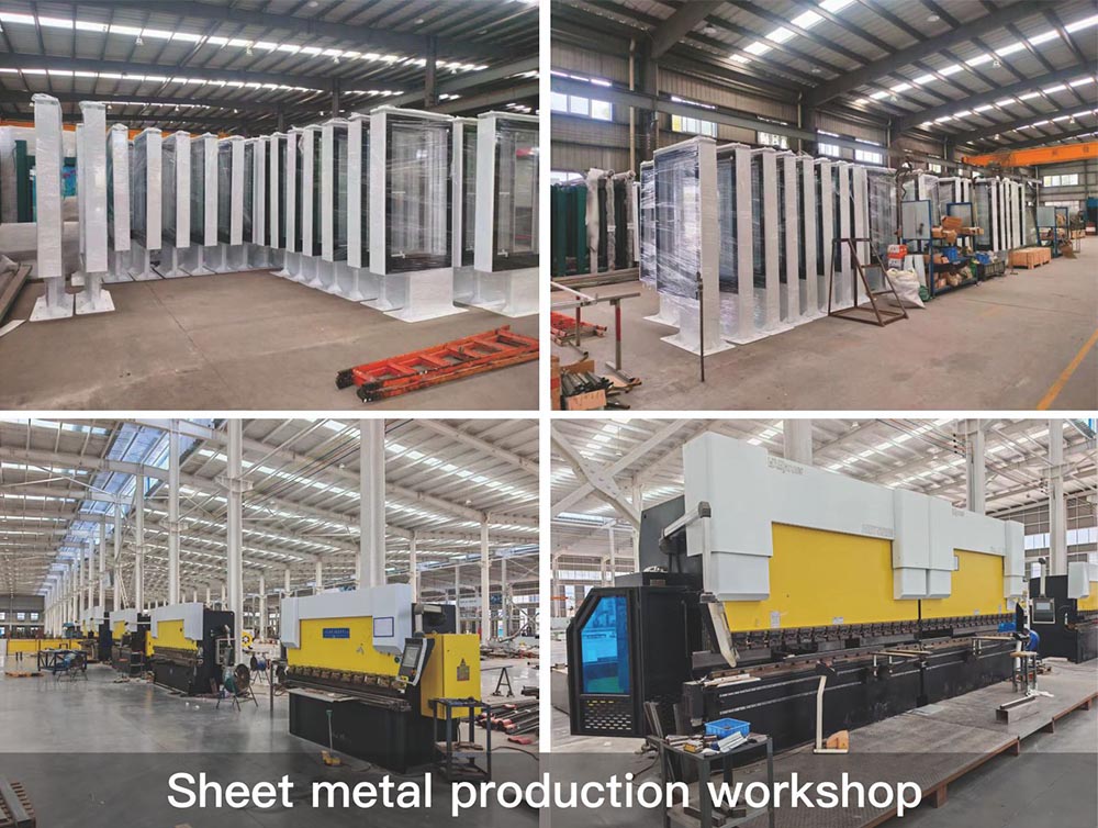 Sheet metal production workshop strategic supplier for digital signage components