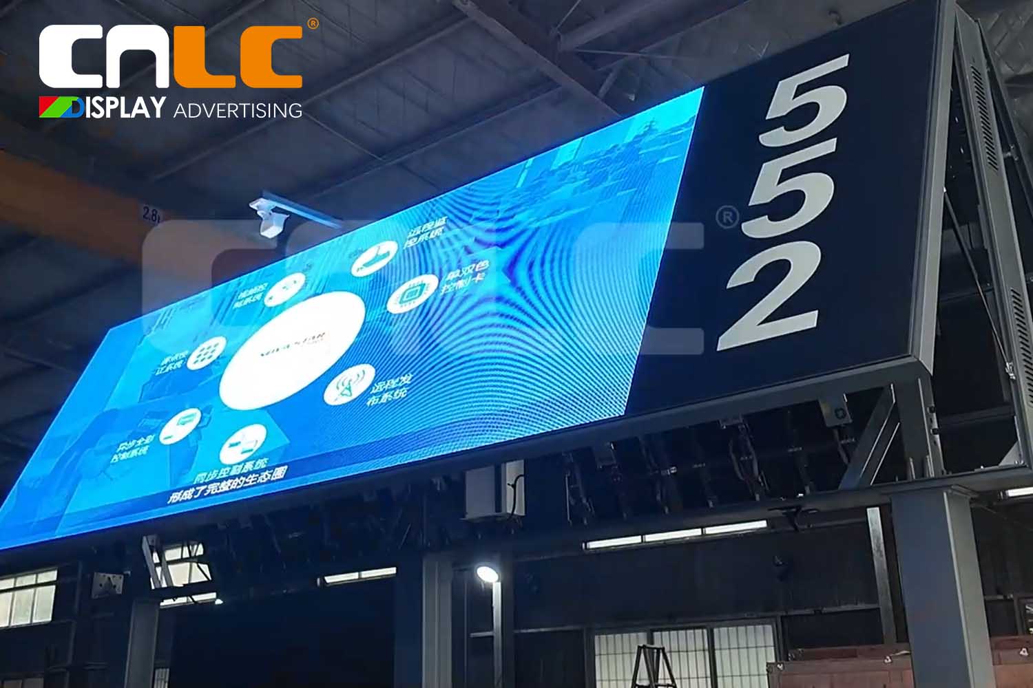 Painel de LED P5 para uso externo em projetos internacionais
