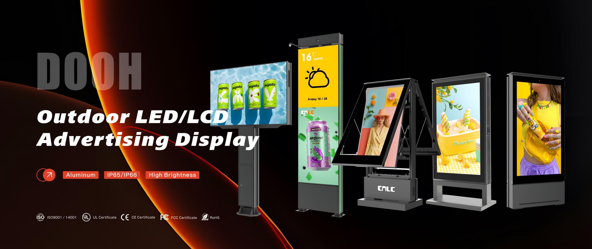 Mupi LCD/LED para exterior