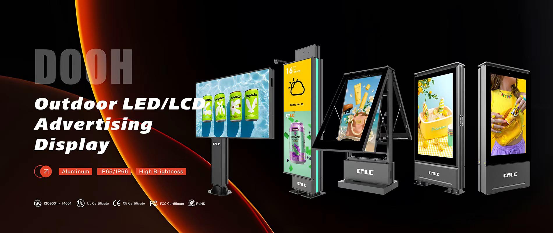 Mupi LCD/LED para exterior