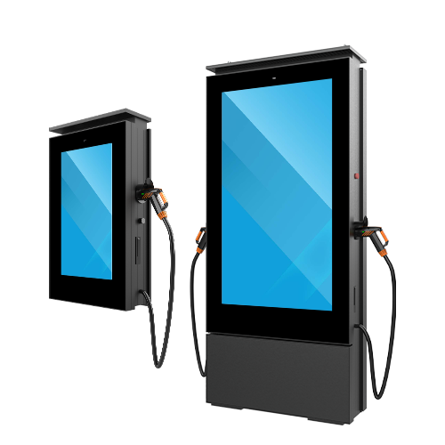 Estação de carregamento com display LCD
