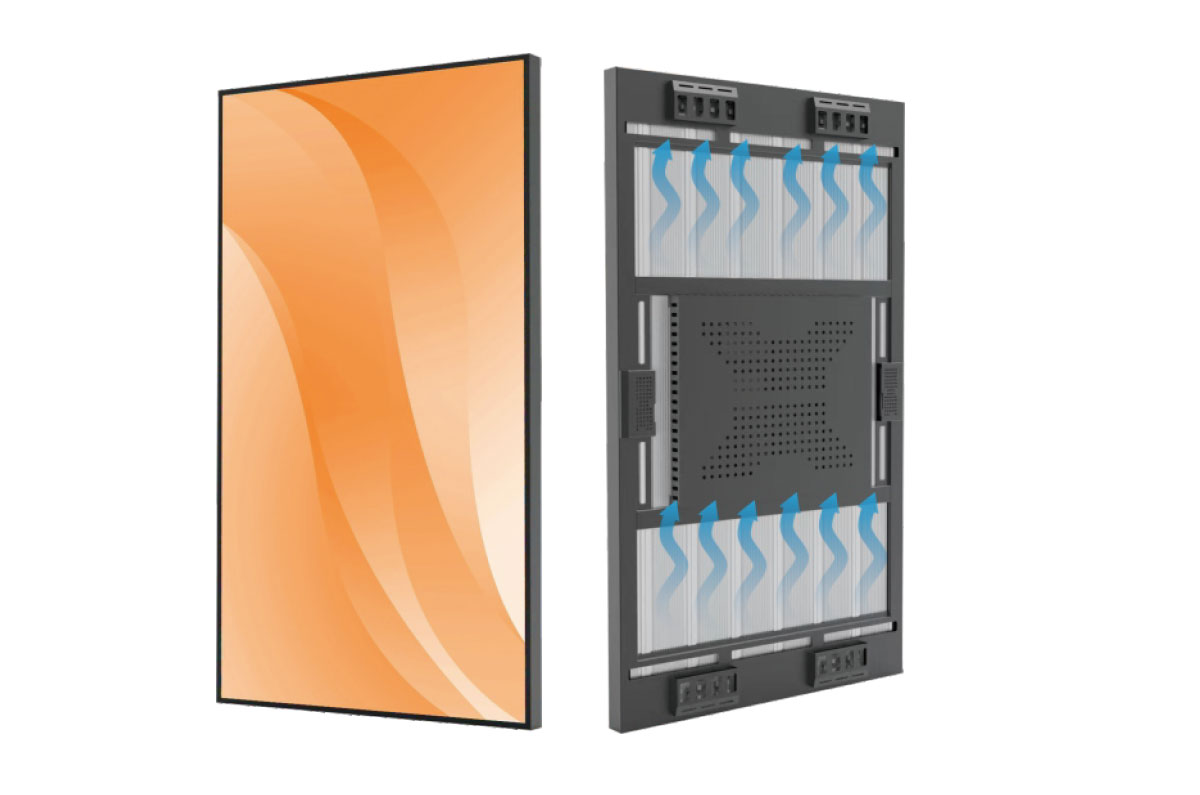 Durable Aluminum Construction Outdoor interactive LCD kiosk with durable aluminum structure designed for long-term smart city applications